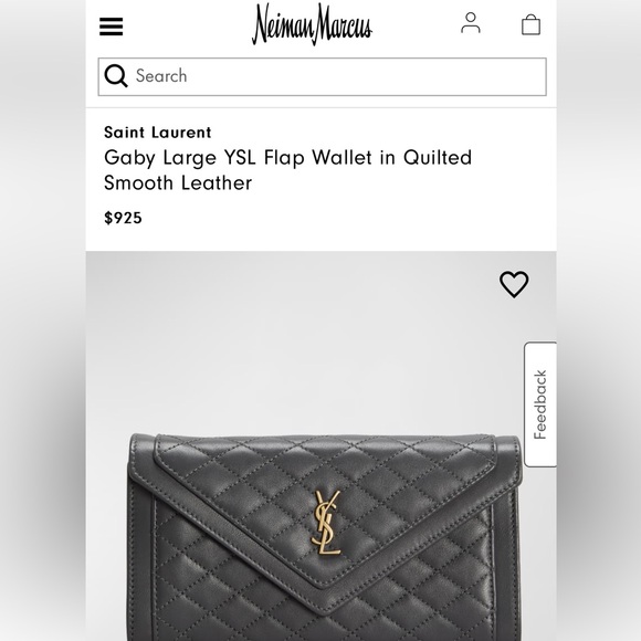 Sold. Yves Saint Laurent Gaby wallet on chain - Picture 14 of 15